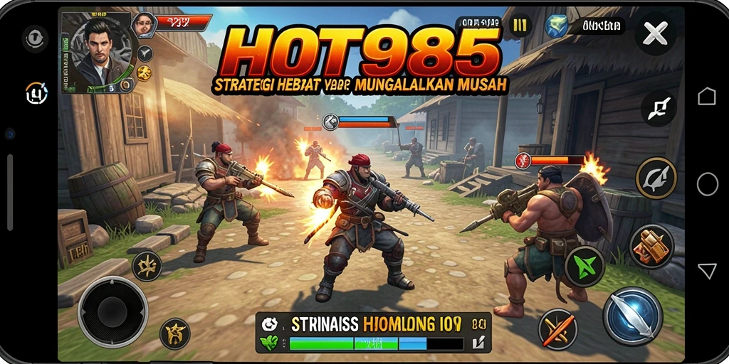 Tampilan gameplay HOT985 yang menarik dengan elemen strategi.