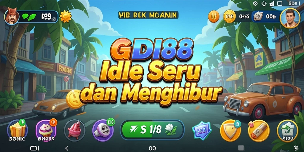 Screenshot utama RDI88 menampilkan aksi gameplay Idle yang menarik.