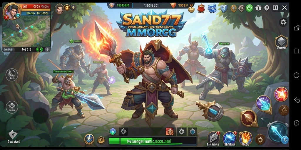 Screenshot menampilkan gameplay seru dalam dunia MMORPG yang menakjubkan.