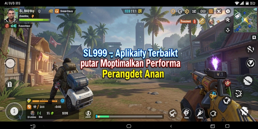 Tampilan screenshot SL999 menampilkan proses pengoptimalan perangkat.